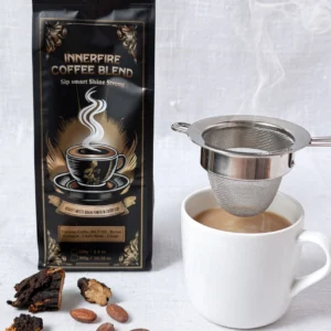 Innerfire Functional Coffee blend with Lion's Mane, Chaga, MCT Oil and Collagen.